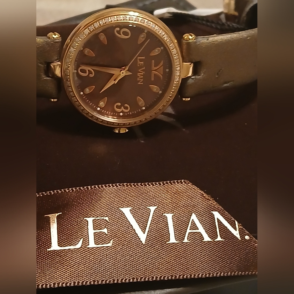 Le Vian Time Quartz Diamond Brown MOP